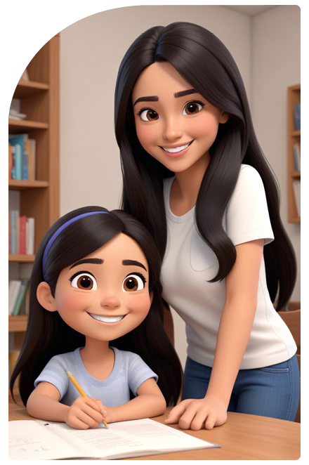 ABA therapist with ASD child